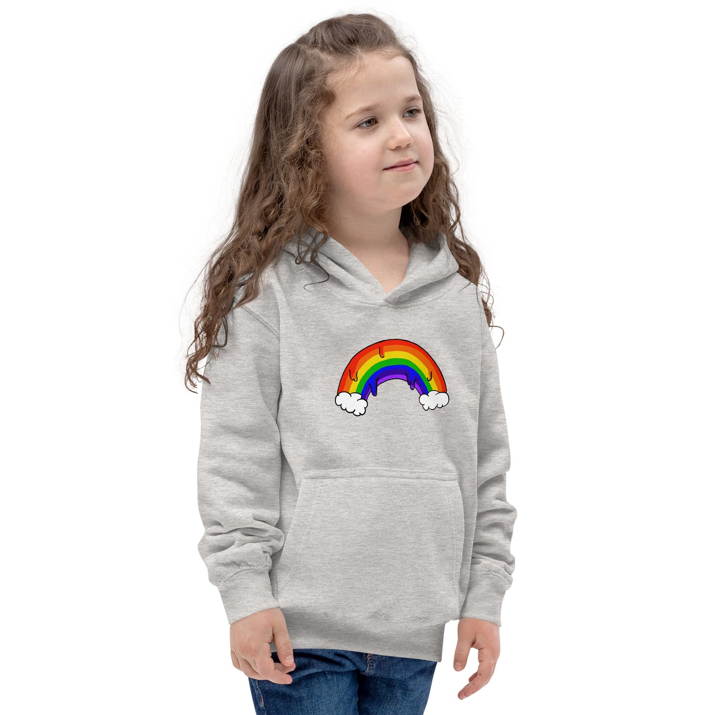 Kids Drippy Rainbow Hoodie